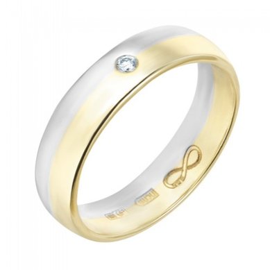 Обручальное кольцо R01-WED-00020-М12894 - Ювелирный бренд Московский ювелирный завод