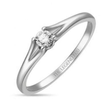 Помолвочное кольцо R01-SL06-015-G2-М12907 - Ювелирный бренд Московский ювелирный завод