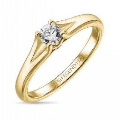 Помолвочное кольцо R01-SL06-020-G2-М12909 - Ювелирный бренд Московский ювелирный завод